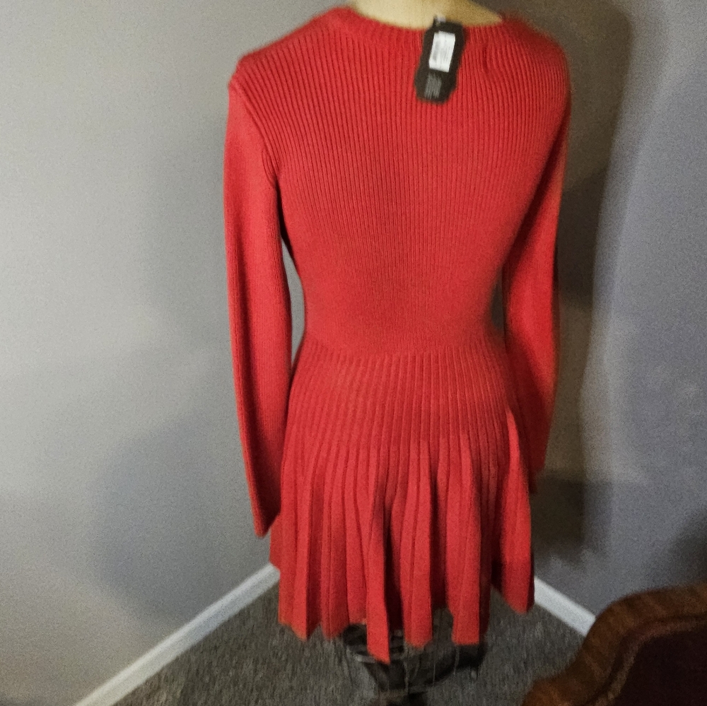 Red Sweater Dress size Large.